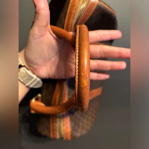 Vintage Celine Macadam Boston Bag - Picture 3 of 8